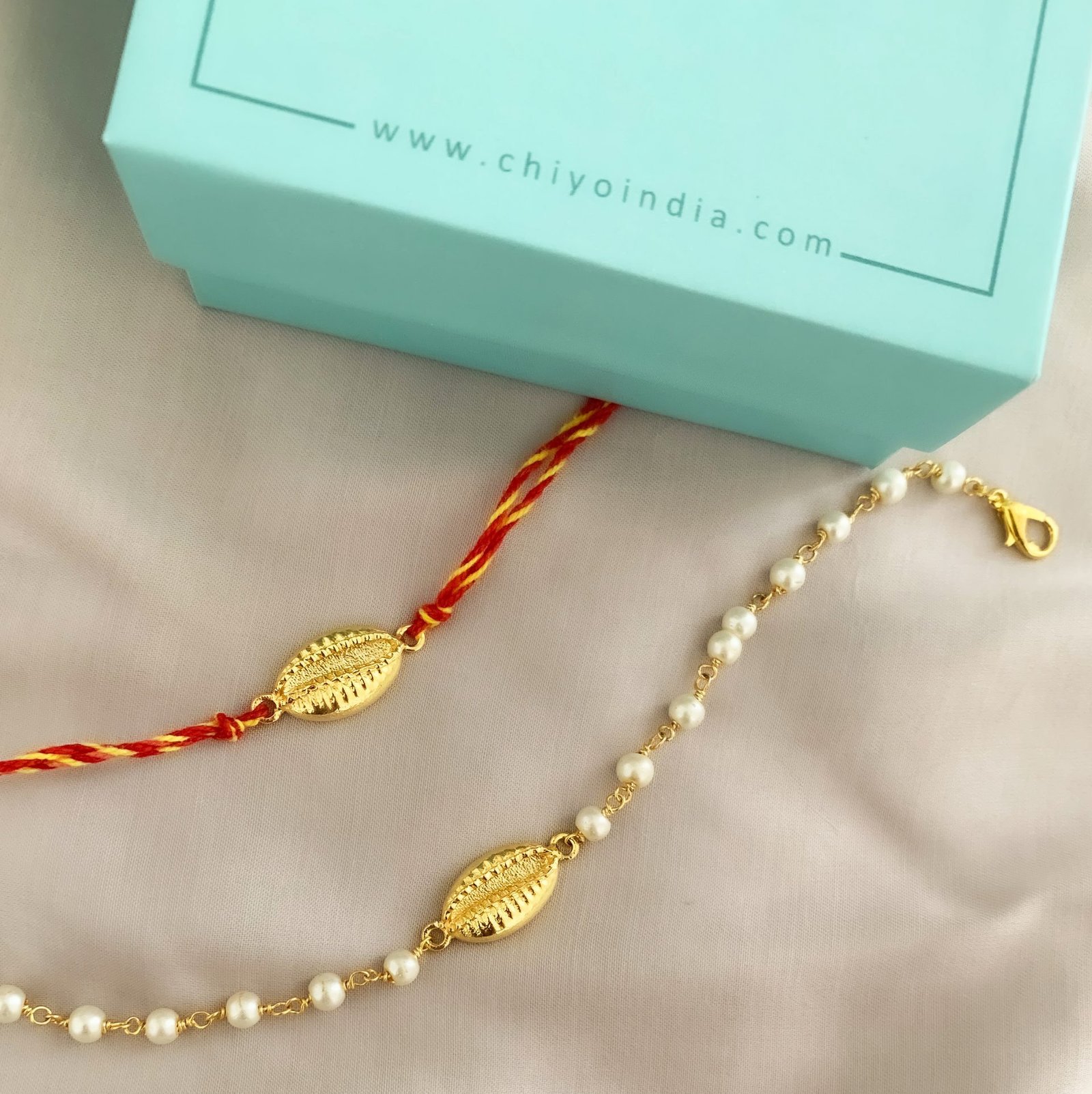 Cowrie Shell Rakhi Bracelet